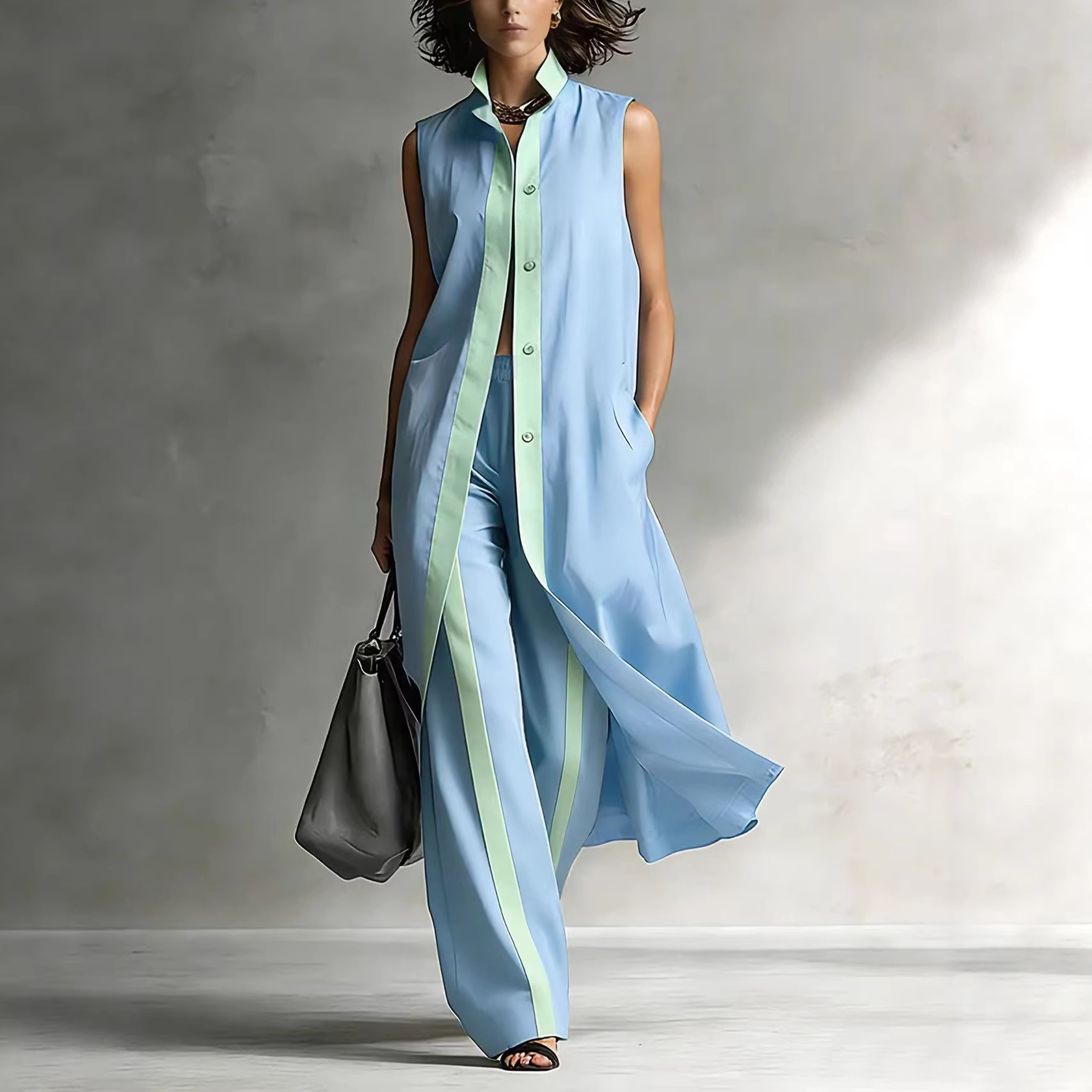 Street Fashion Vest - 2026 Spring Summer New Women Color