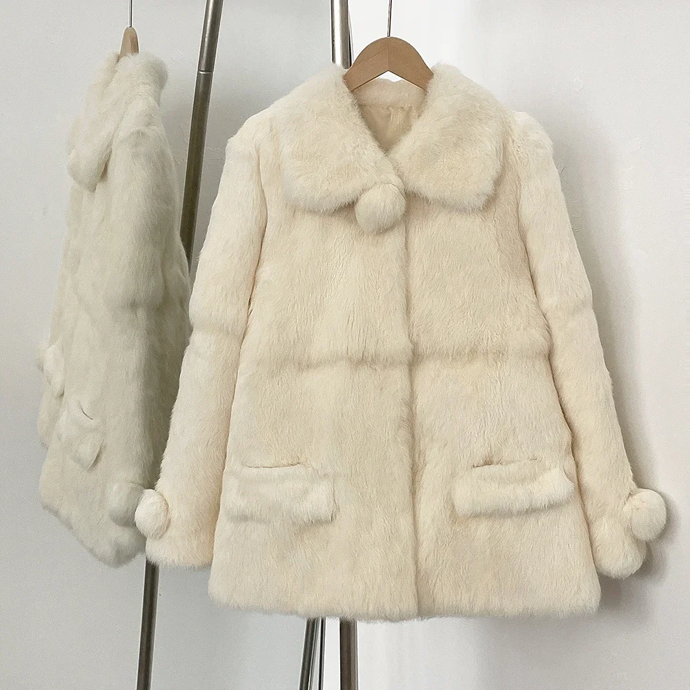 Street Fashion Winter 2025 - 2025 Real Fur Jacket Women Outerwear
