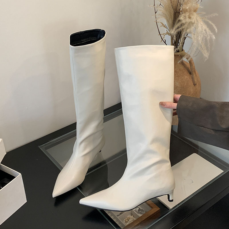 Street Fashion Winter - Fashion Pointed Toe Knee High Boots