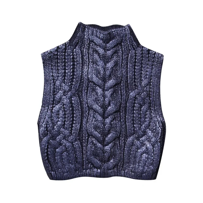 Street Fashion Vest - Sleeveless Knitted Sweater Vest for Women