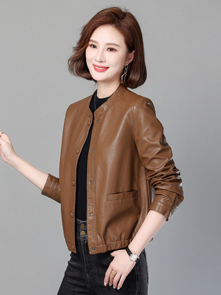 Street Fashion Winter 2025 - Fashion Real Leather Jackets Women Casual