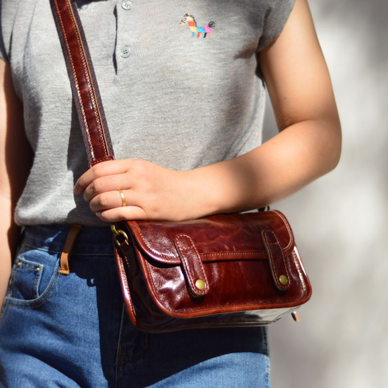 Street Fashion Com - Leather Casual Retro Shoulder Bag Street