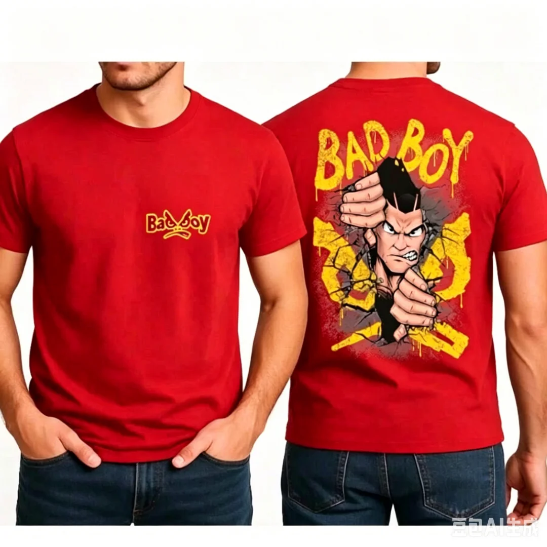 Fashion BAD BOY Crack Breakthr - Street Fashion For Boy 评论和价格