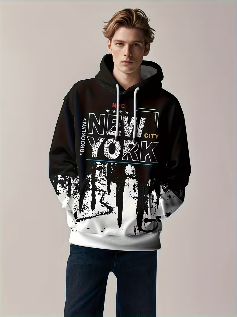 New NEW YORK Letter Black and  - Street Style New York Fashion 评论和价格