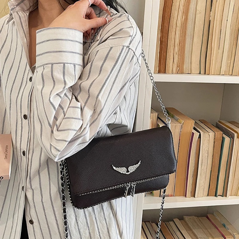French-style Wing Square Bag f - French Street Fashion 评论和价格