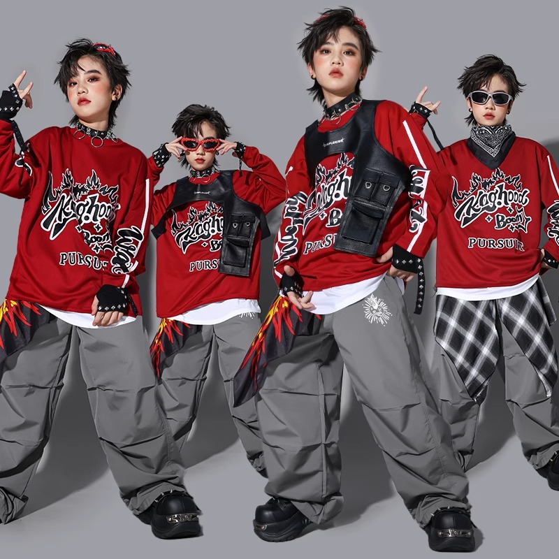 Boys K-pop Sweatshirt Fashion  - Street Fashion For Boy 评论和价格