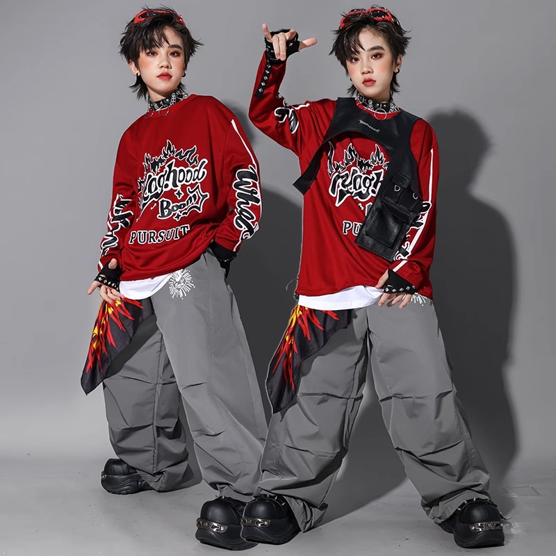 Boys K-pop Sweatshirt Fashion  - Street Fashion For Boy 评论和价格