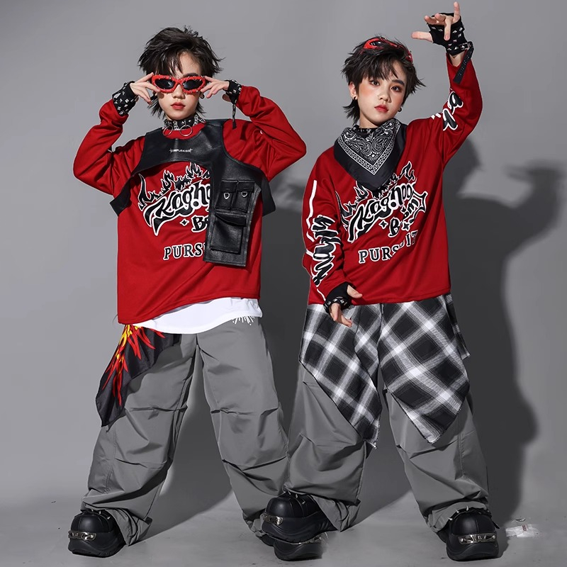 Boys K-pop Sweatshirt Fashion  - Street Fashion For Boy 评论和价格