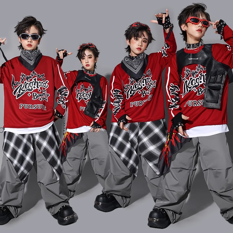Boys K-pop Sweatshirt Fashion  - Street Fashion For Boy 评论和价格
