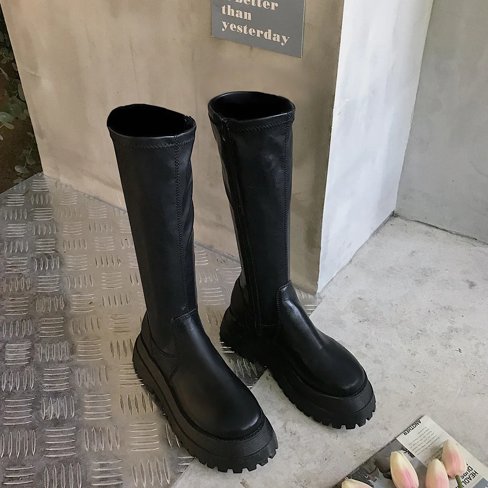 Winter Chunky Platform Heels L - Street Fashion Winter 2025 评论和价格