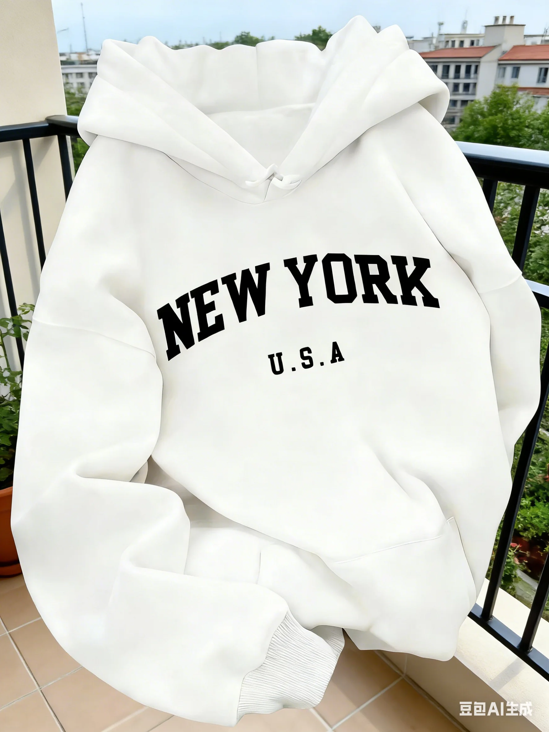 Hooded Sweat for Women Casual  - Street Style New York Fashion 评论和价格