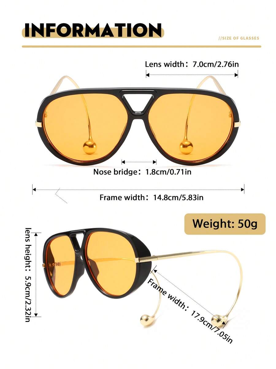 SGIAWETA-1pc Classic Aviator F - Street Fashion Events 评论和价格