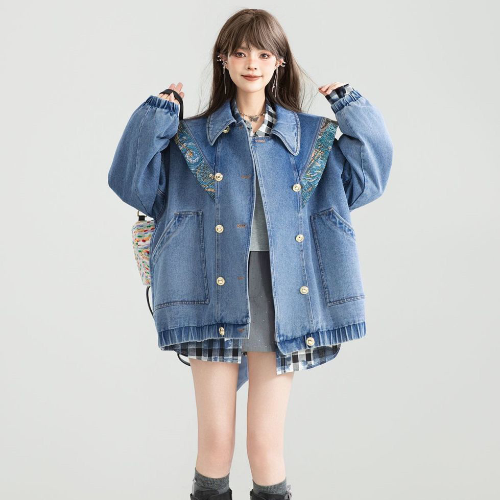 Vintage Denim Jacket Outwear W - Street Fashion Winter 2025 评论和价格
