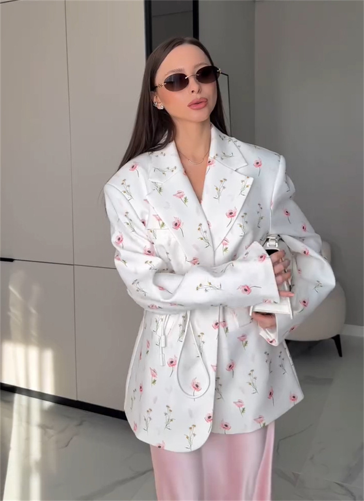 Fashion Women's Flower Printed - Street Fashion Winter 2025 评论和价格