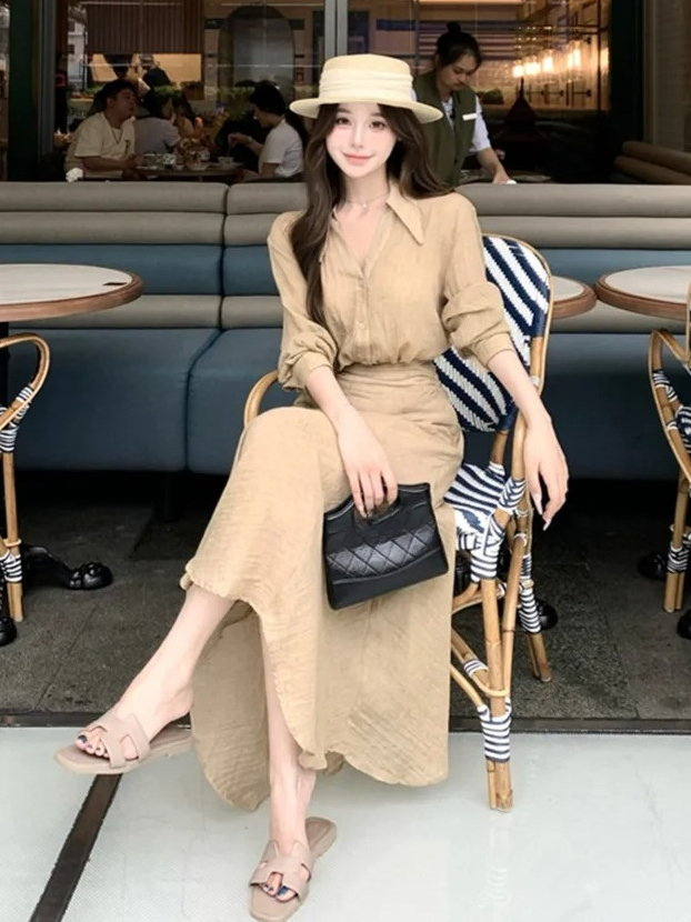 French Style Long Sleeve Shirt - French Street Fashion 评论和价格
