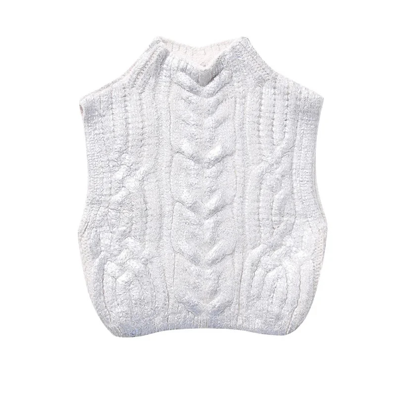 Sleeveless Knitted Sweater Ves - Street Fashion Vest 评论和价格
