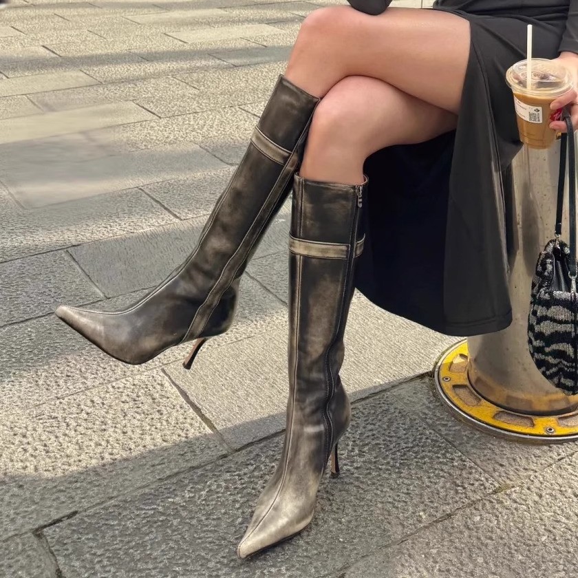 Sexy Designer Women High Boots - Street Fashion Winter 评论和价格