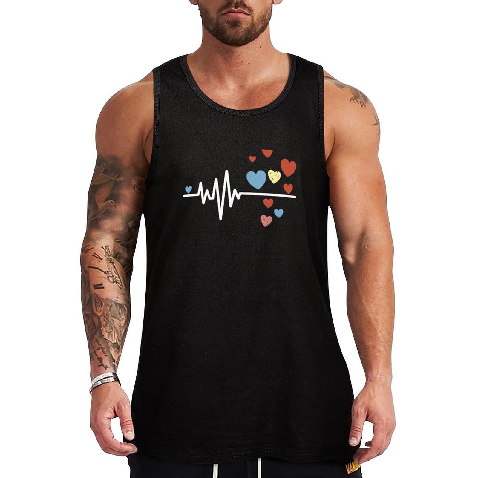 Heartbeat of Love, Heart EKG T - Street Fashion Urban 评论和价格