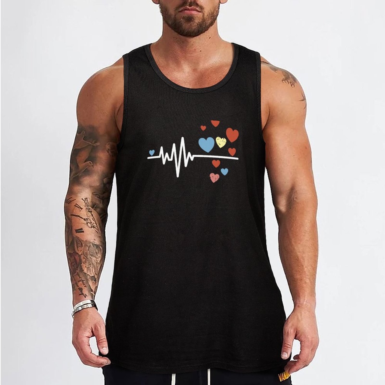 Heartbeat of Love, Heart EKG T - Street Fashion Urban 评论和价格