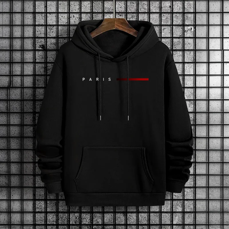 Trendy Mens Hooded Sweatshirt  - Street Fashion Paris 2025 评论和价格