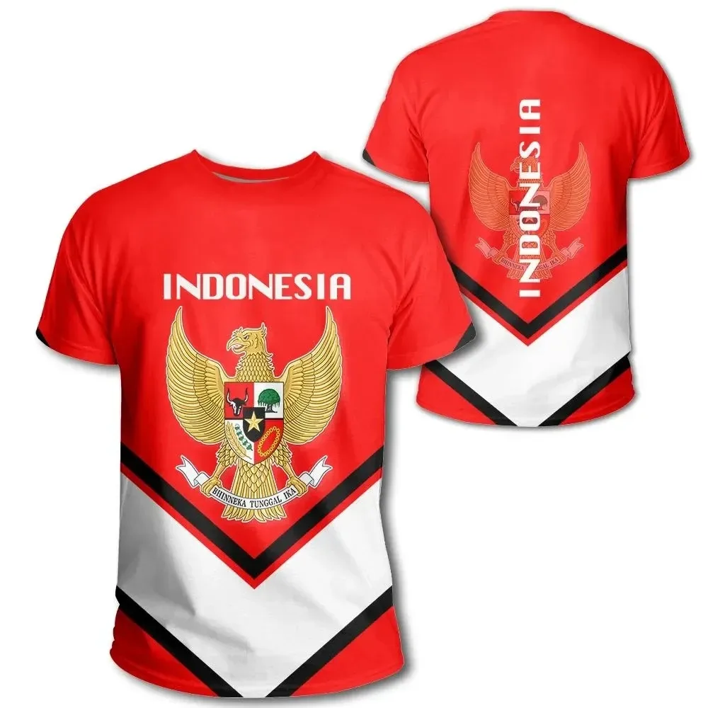 Indonesian Flag 3D Heraldic Pr - Street Fashion For Boy 评论和价格