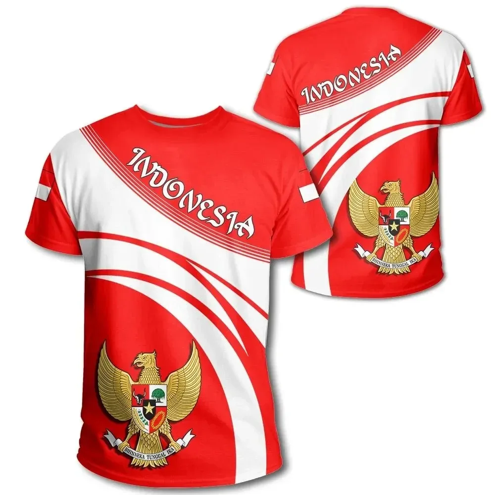 Indonesian Flag 3D Heraldic Pr - Street Fashion For Boy 评论和价格