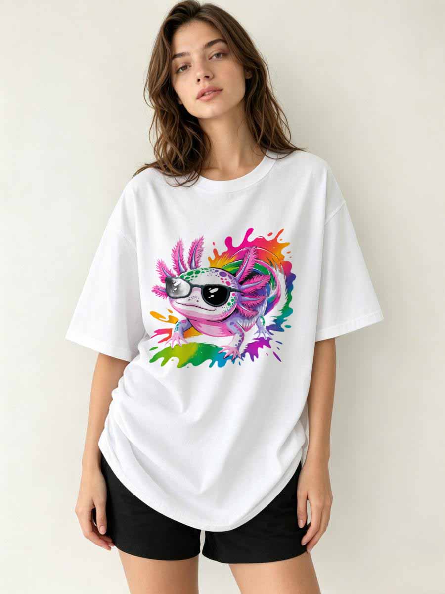 T-Shirt Winter Heavy Cotton Te - Street Fashion Events 评论和价格