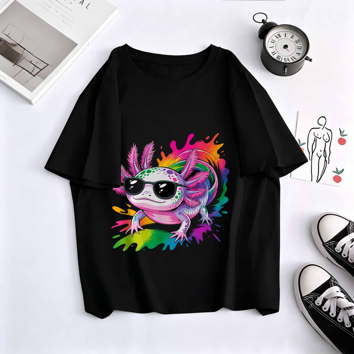 T-Shirt Winter Heavy Cotton Te - Street Fashion Events 评论和价格