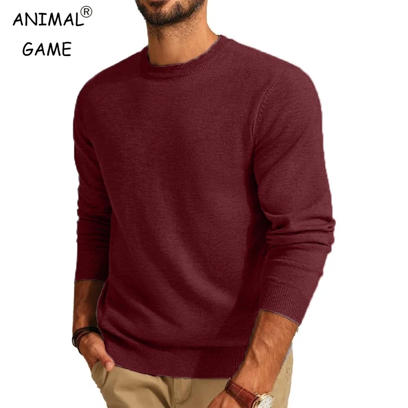 Men's Long Sleeve Sweaters Cre - Street Fashion Game 评论和价格