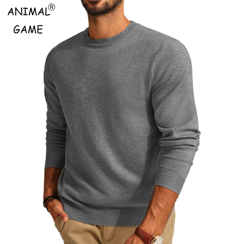 Men's Long Sleeve Sweaters Cre - Street Fashion Game 评论和价格