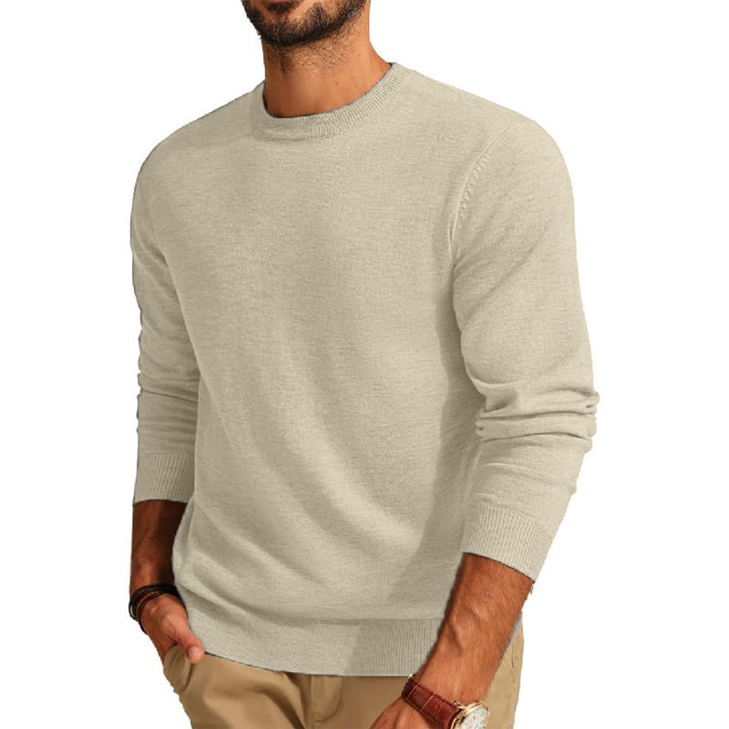 Men's Long Sleeve Sweaters Cre - Street Fashion Game 评论和价格