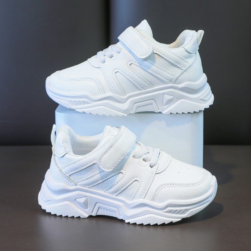 Spring Kids White Sneakers Lei - Street Fashion Boy 评论和价格