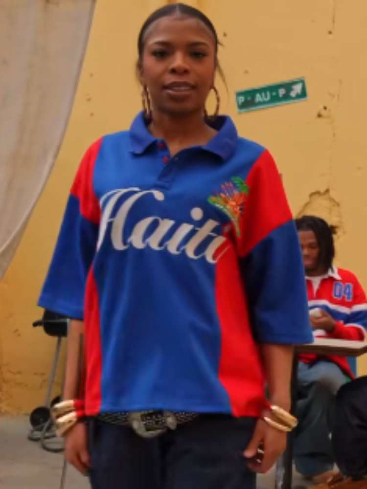 Red Blue Color Block Retro Jer - Street Fashion Urban 评论和价格