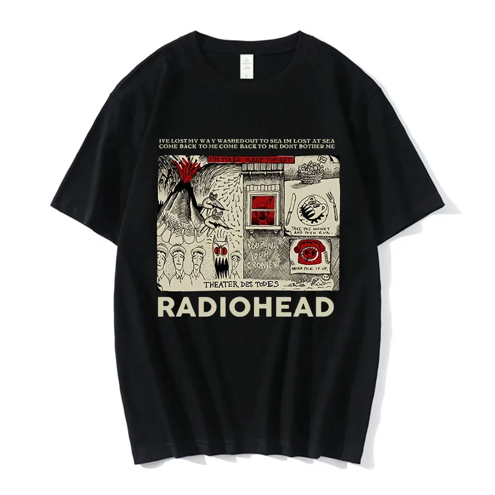 Vintage Classic Radiohead T Sh - Street Fashion For Boy 评论和价格