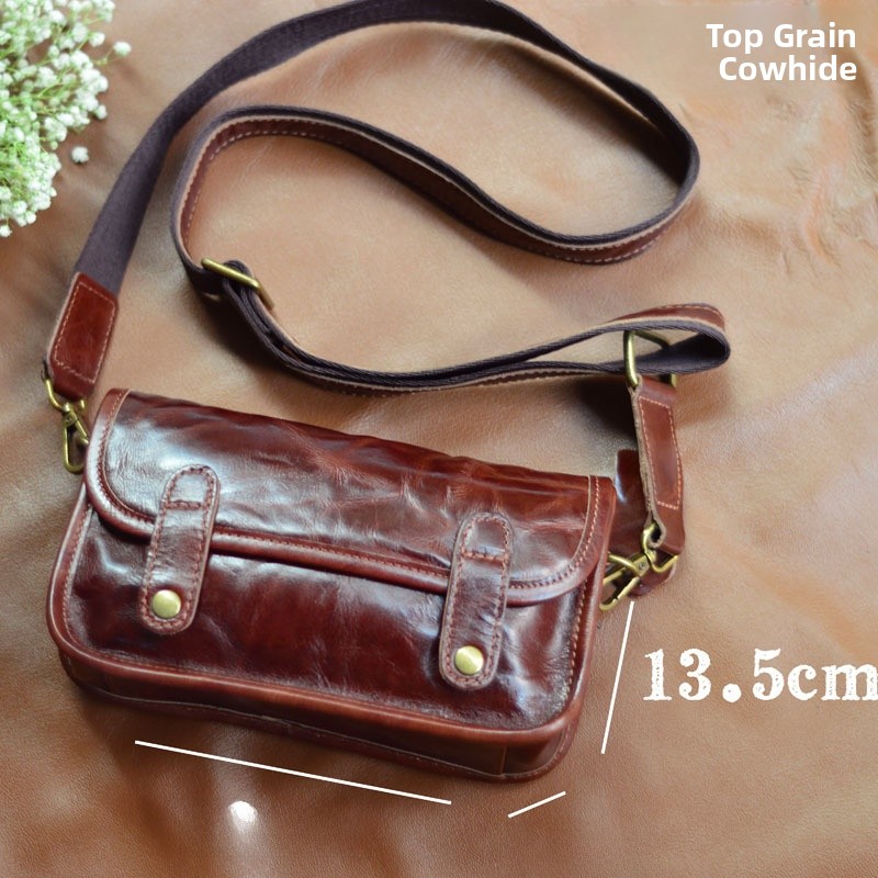 Leather Casual Retro Shoulder  - Street Fashion Com 评论和价格